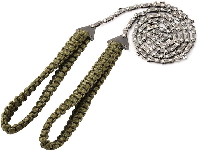 Pocket Chainsaw with Paracord Handle 36 Inches 16 Teeth Long Chain Hand Saw by Skyocean