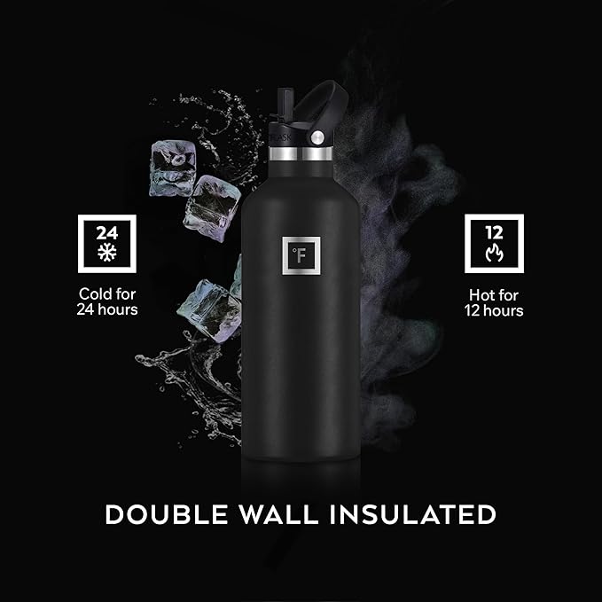 IRON °FLASK Camping & Hiking Hydration Flask - 24 oz Day & Night - Image 4