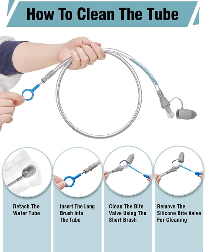 Zelvot 2L-3L Hydration Bladder Kit, 6 in 1 Water Bladder - Image 5