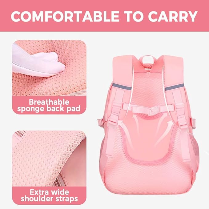 Cute Backpack for Teen Girls Kids Kawaii Bookbag Large School Back Packs - Image 4