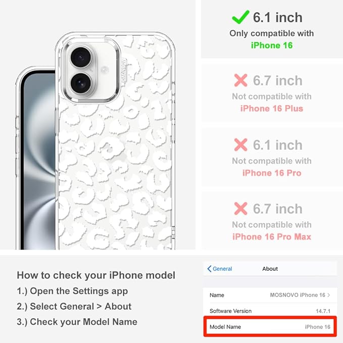 MOSNOVO Case for iPhone 16 - Image 2