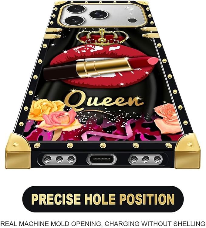 for iPhone 17 Pro Max Case Luxury Golden Decoration - Image 5
