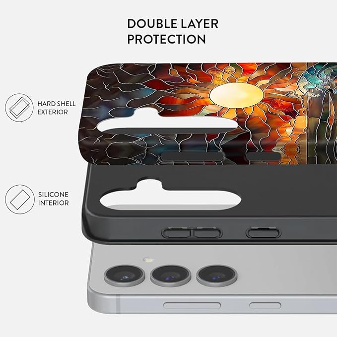 Compatible for Samsung Galaxy A16 5G Case, Dual Layer Heavy Duty 2 in 1 - Image 2