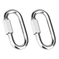 2Pcs 3.5 Inch 316 Heavy Duty Stainless Steel Screw Chain Quick Links, 2000 LBS by Vmuter