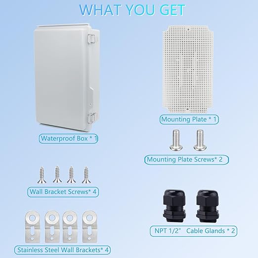 IP67 Waterproof Junction Box, ABS Plastic Electrical Enclosure - Image 7