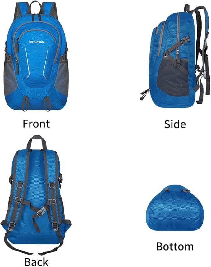 30L Large capacity Lightweight Packable Foldable Backpack，women and men Hiking - Image 5
