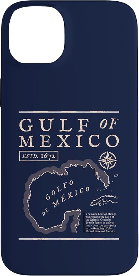 Gulf of Mexico 1672 Historic Map Case by Unknown