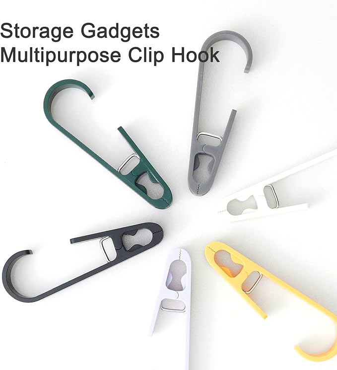 Large Laundry Hook Clothes pins 12pcs Sock Clip Laundry Clips - Image 2