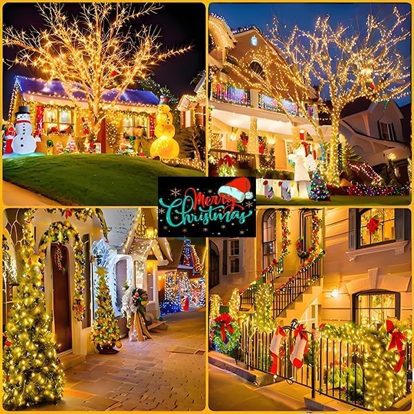 6 Pack Solar String Lights for Outside, 285 FT Total 720 LED Solar Chrismas - Image 6
