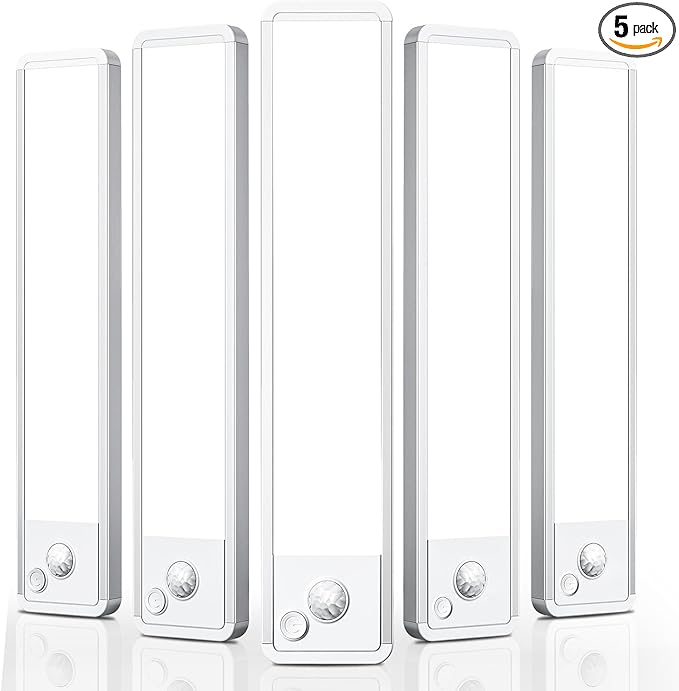 Under Cabinet Motion Sensor Lighting: Dimmable Rechargeable Lights Indoor by Vozuji