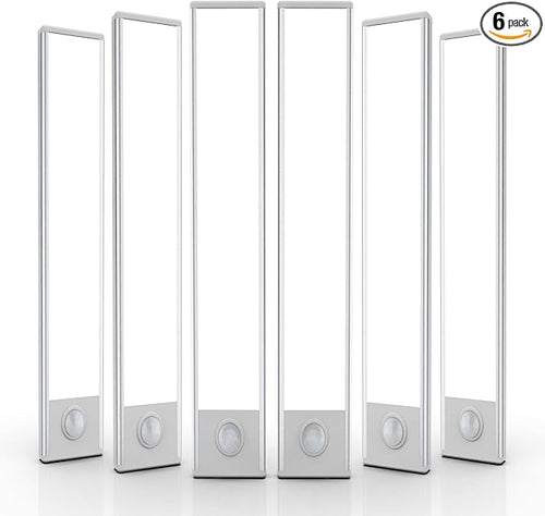 6 Pack Under Cabinet Lights Wireless, 58 LED Motion Sensor Light Indoor by AVEVA