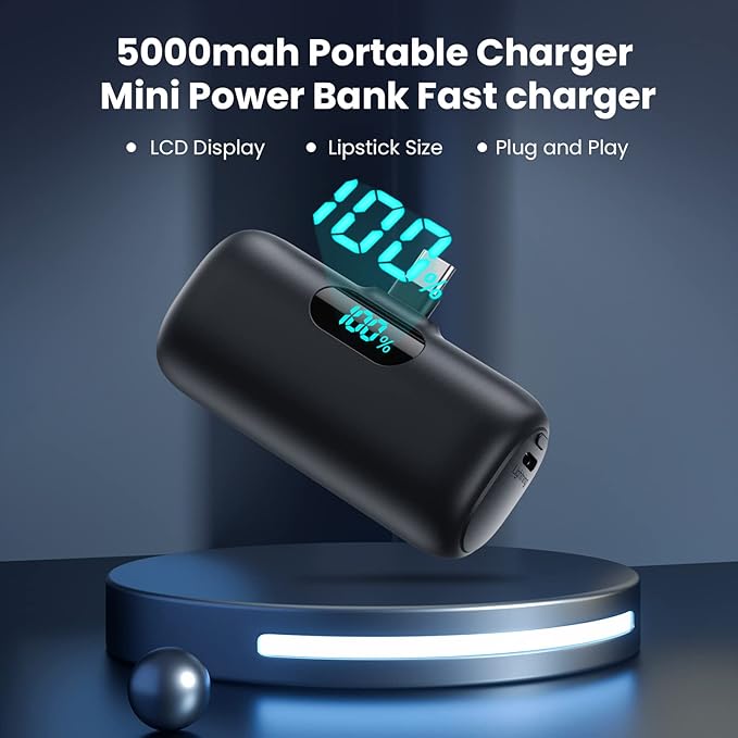 Portable Charger for iPhone 17/16/15, Mini Power Bank 5000mAh PD USB C Portable - Image 5