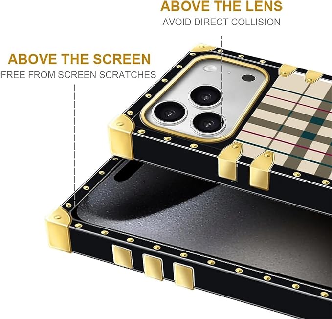 for iPhone 17 Pro Max Case Luxury Golden Decoration - Image 7