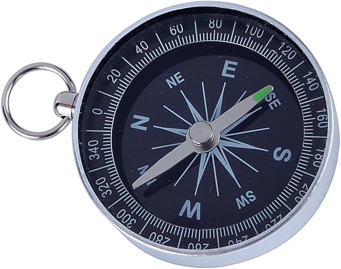 Camping Pocket Compass, Portable Survival Sports Navigation Compass - Image 2