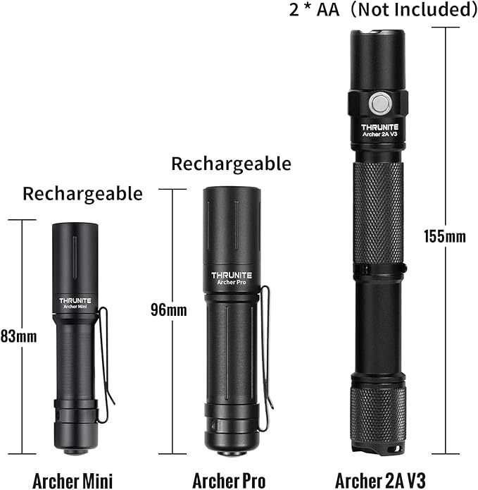 ThruNite Archer Mini Pocket EDC Pen Flashlight, USB-C Rechargeable Mini LED - Image 7