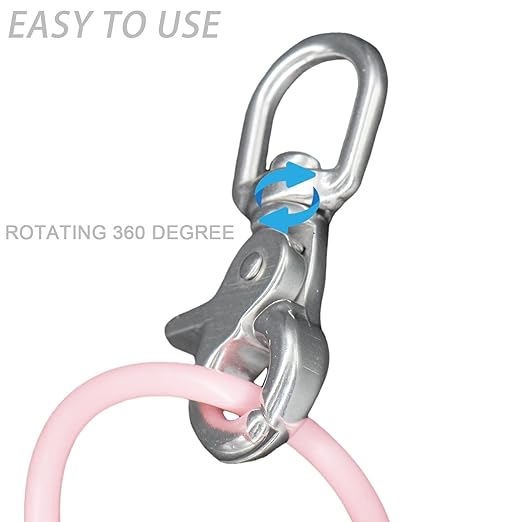 2 PCS 316 Stainless Steel Swivel Trigger Snap Hooks, 2.65” Heavy Duty Clips - Image 4