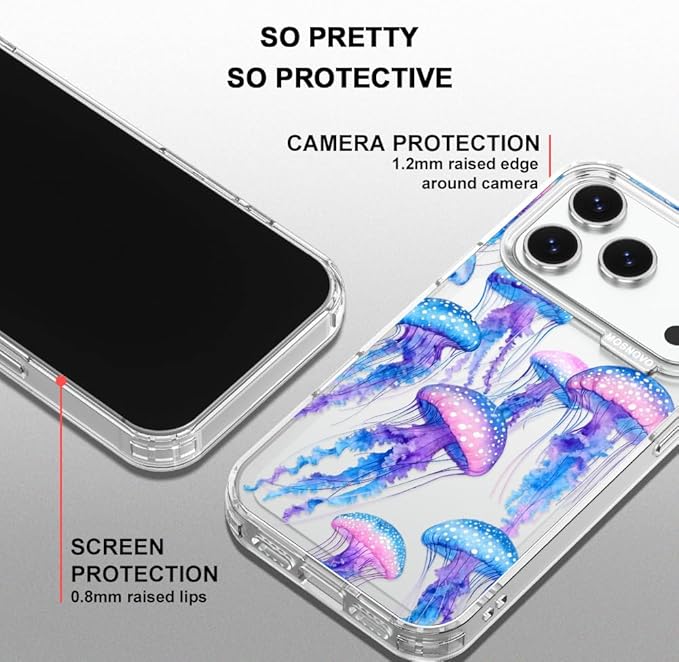 MOSNOVO for iPhone 17 Pro Case, Shockproof Military-Grade Protection 6.6ft Drop - Image 4