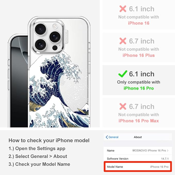 MOSNOVO Case for iPhone 16 Pro - Image 2