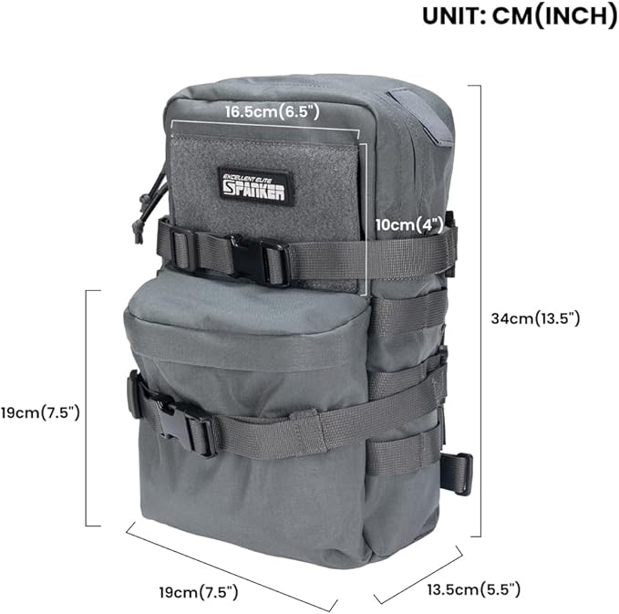 EXCELLENT ELITE SPANKER Tactical MOLLE Hydration Backpack Water Bladder Carrier - Image 2