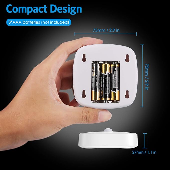 AMIR Upgraded Motion Sensor Light Indoor, Stair Lights Battery Operated - Image 8