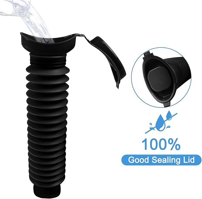Pee Bottles for Men, Portable Urinal for Men, Collapsible Urine Bottle 750ML - Image 8