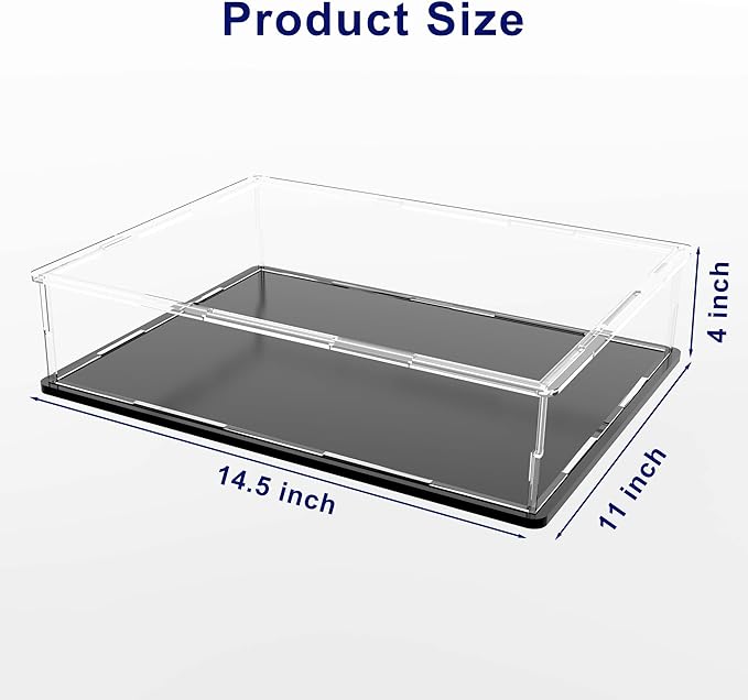 SVENJBB Book Cover Display Case, 14.5x11x4 Inch Acrylic Box - Image 5