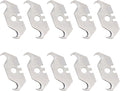 TAODAN 10PCS 1.92x0.74x0.23inch Multipurpose Carbon Steel Hook Shaped Blade by TAODAN