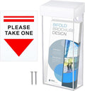 Remerry 1 Pcs Outdoor Brochure Holder 4 x 9 Inch Waterproof Wall Mount by Remerry