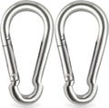 Locking Carabiner Clips, Stainless Steel Spring Snap Hook Locking Carabiner by Acquwistach