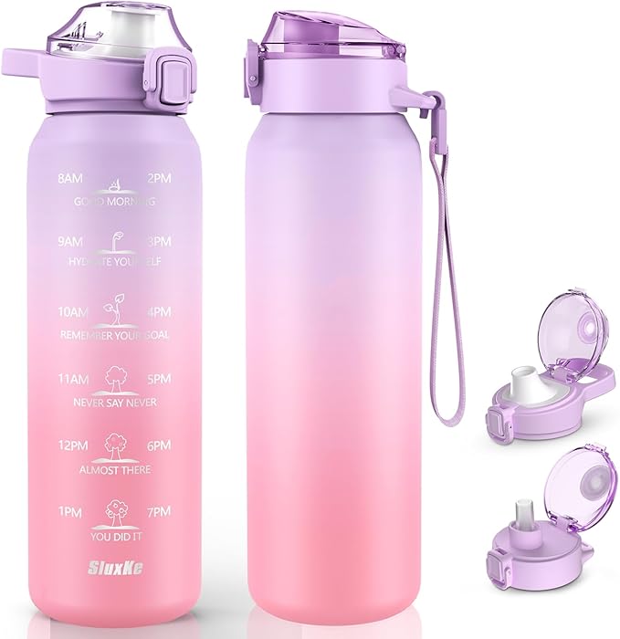 SLUXKE 24oz Insulated Water Bottle 18/10 Stainless Steel by SLUXKE