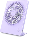 Zuvas Desk Fan Battery Operated Fan Rechargeable 180°Tilt Folding Personal Fan by Zuvas