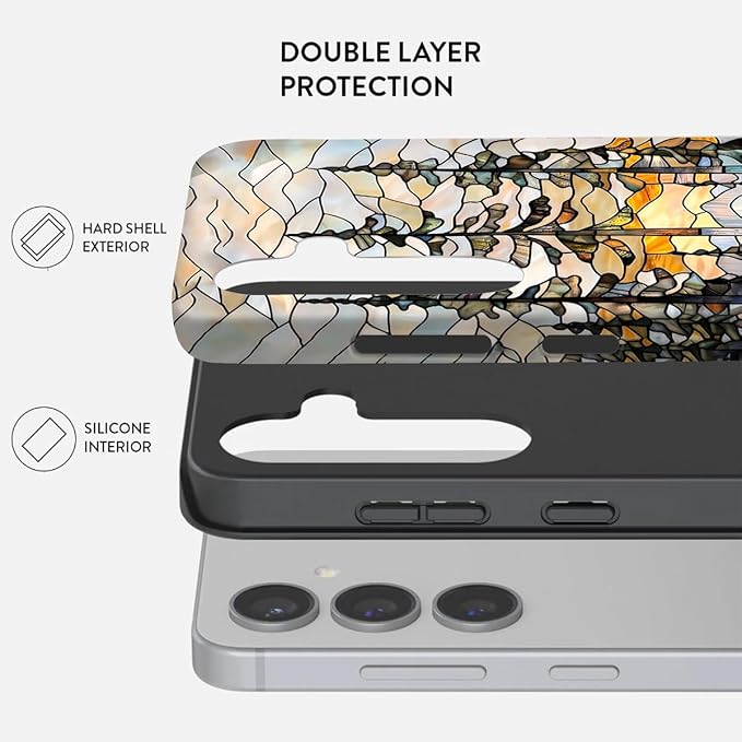Compatible for Samsung Galaxy A37 5G Case, Dual Layer Heavy Duty 2 in 1 - Image 2