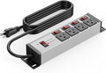 CCCEI Heavy Duty Surge Protector Power Strip 20 Amp Individual Switches. 15FT by CCCEI