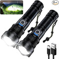 MILAOSHU Rechargeable Flashlights 90000 High Lumens by MILAOSHU