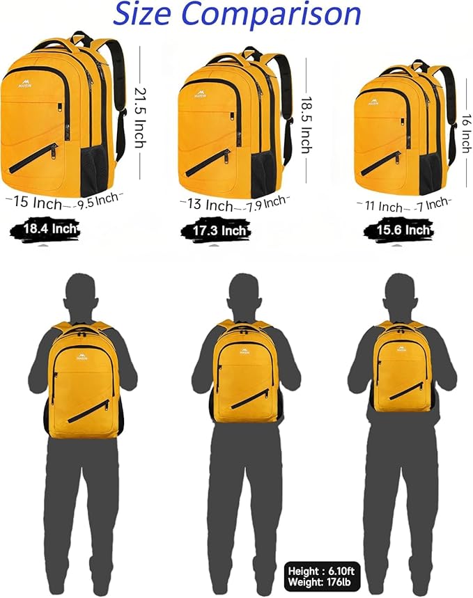 MATEIN 18.4 Inch TSA Approved Backpack, Extra Large 50 L Outdoor Carryon - Image 8