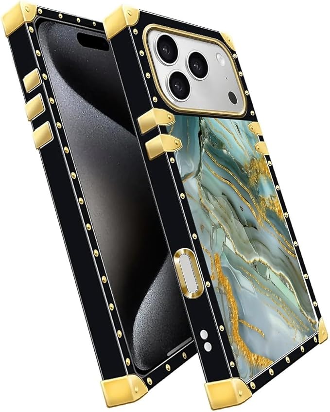 for iPhone 17 Pro Case Luxury Golden Decoration - Image 3