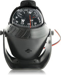 Boat Compass with Magnetic Declination Adjustment, Pivoting Marine Compass by WOKYO