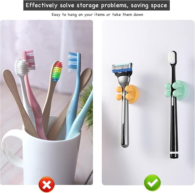 iBetterLife 5Pcs Silicone Toothbrush Holders - Image 6