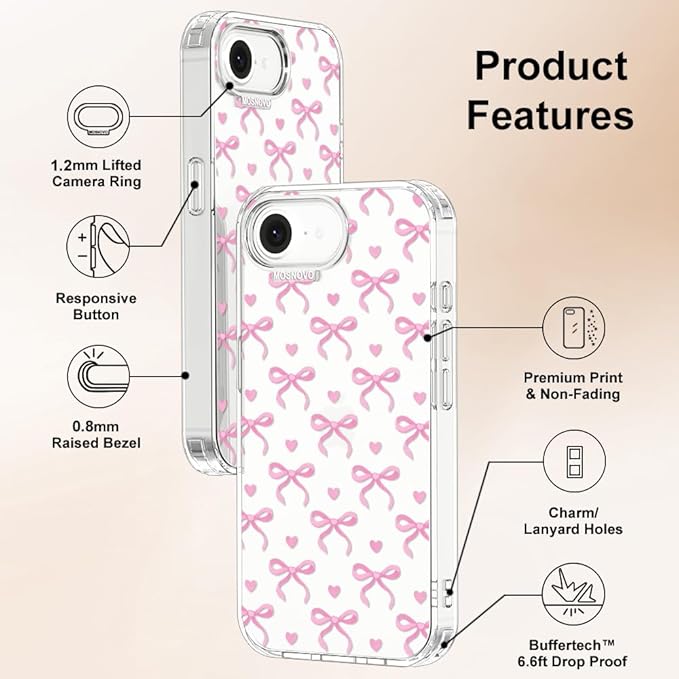 MOSNOVO for iPhone 17e Case/iPhone 16e Case, Shockproof Military-Grade - Image 6