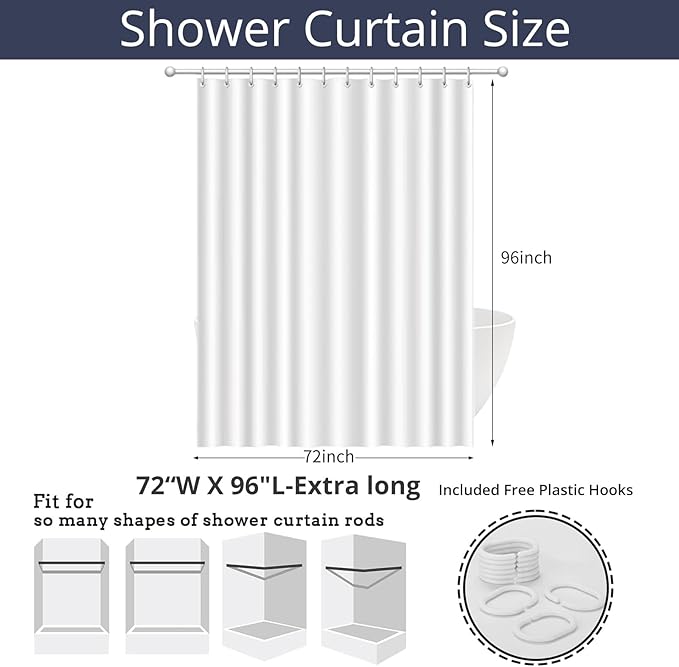 Black Bow Shower Curtain - Image 7
