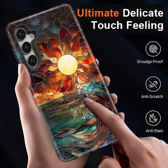Compatible for Samsung Galaxy S25 FE 5G Case, Dual Layer Heavy Duty 2 in 1 - Image 7