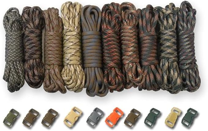 Paracord Planet 550lb Type III Paracord Combo Crafting Kits by ParacordPlanet
