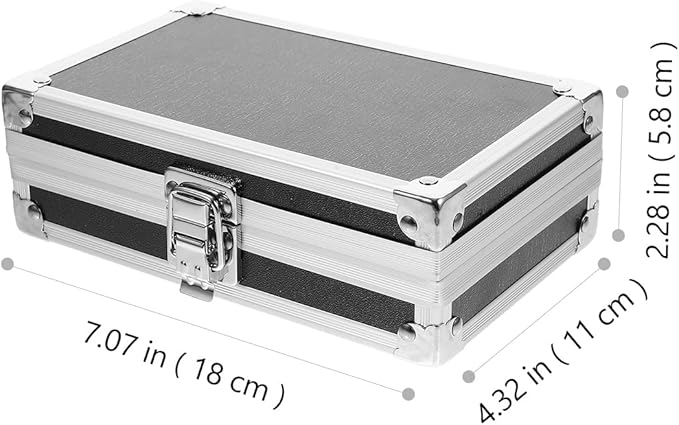 ERINGOGO Multi-Functional Aluminum Alloy Toolbox 4.3In Portable Small Tool - Image 2