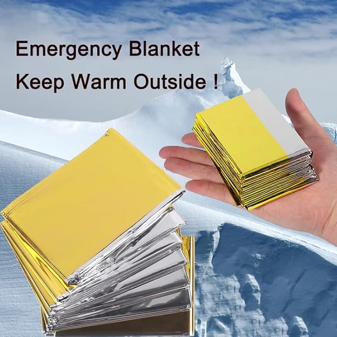 GALAXYLENSE Emergency Mylar Thermal Blanket - Image 5