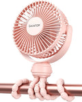 Gaiatop Mini Portable Stroller Fan, Battery Operated Small Clip on Fan by GAIATOP
