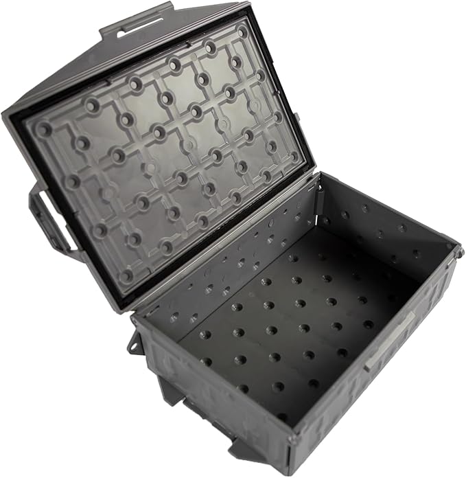 YakAttack TracPak Stackable Storage Box – Battleship Grey | Kayak Fishing Gear - Image 2