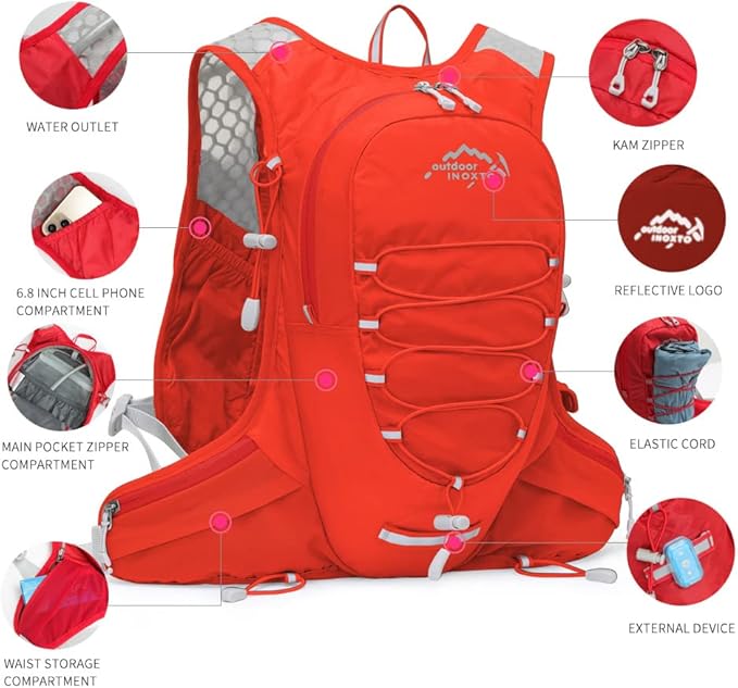 IX INOXTO Running Hydration Vest - Image 3