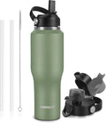40oz Water Bottle with Powder Coated, Fit in Any Car Cup Holder, Water Bottle by ABOTOCUP