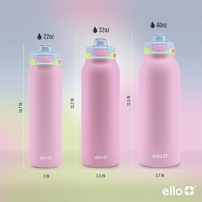Ello Pop & Fill 22oz Stainless Steel Water Bottle - Image 6