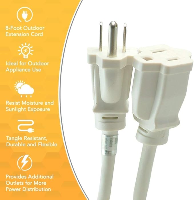 Woods 277563 Outdoor Extension Power Block; Weatherproof - Image 3